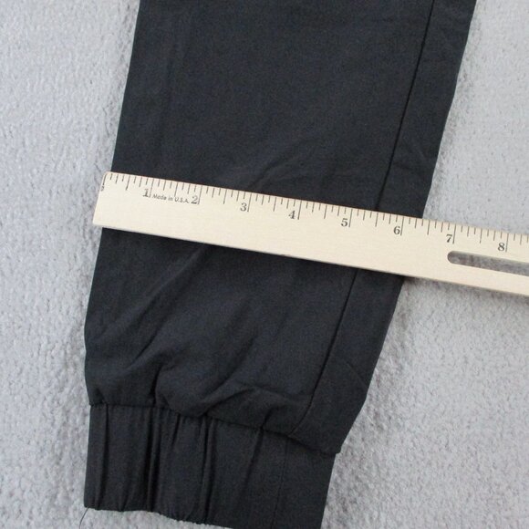 Kill Crew Nylon Tech Pants Mens Small Black Yellow USA Flag Embroidered Logo Gym - Picture 8 of 11